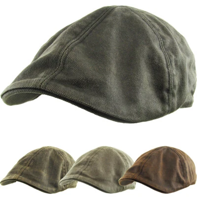 KBETHOS Gatsby Ivy Collection Classic Newsboy Cabbie Applejack Leather Hats Caps