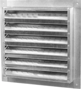 Master Flow 12 pulgadas x 12 in. Persiana de pared de aluminio ventilación estática en molino paquete de 12 - Imagen 1 de 4