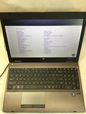 HP PROBOOK 6565B - BOOTS TO BIOS - AMD A6 - 2GB RAM - READ DESCRIPTION - BB!!!!! - Image 1 of 4