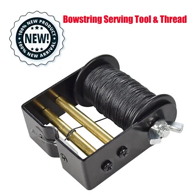 Bowstring Serving Tool&Thread 0.018" Thick For Various Bow Protecting Bow String - Image 1 of 4
