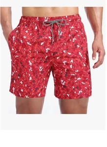 Biwisy Mens Swim Trunks Quick Dry Beach Shorts Mesh Lining Swimwear Bathing Suit - Picture 1 of 5