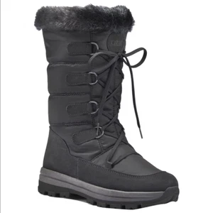 SCARPE STIVALE DOPOSCI DONNA OLANG FENICE TEX PELLE NERO ORIGINALE AI 2023 - Picture 1 of 2