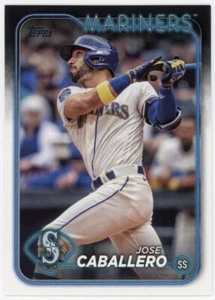 2024 Topps #495 Jose Caballero Seattle Mariners Baseball Card - Picture 1 of 1
