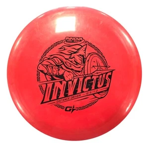 DISC GOLF INNOVA GSTAR INVICTUS DISTANCE DRIVER 175g RED BLACK FOIL - Picture 1 of 1