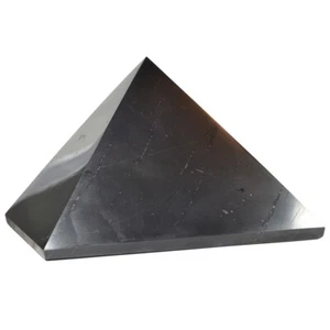 Schungit Welt Schungit Pyramide - 120 mm / 4,72" (poliert oder unpoliert) - Bild 1 von 20