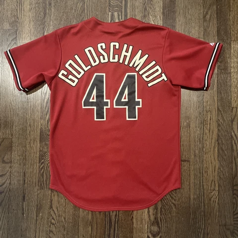 Arizona Diamondbacks Jersey Medium Mens Paul Goldschmidt Red Majestic Cover