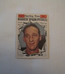 1961 Topps #589 Warren Spahn All Star NM - Picture 1 of 2