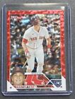 2023 Topps Series 1 Triston Casas Rookie #92 Red Foil RC #117/199 Red Sox