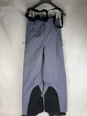 De Colección Para Mujer Patagonia Púrpura/Negro Tirantes Babero Invierno Nieve Esquí Pantalones Talla 10 Foto 1 de 4