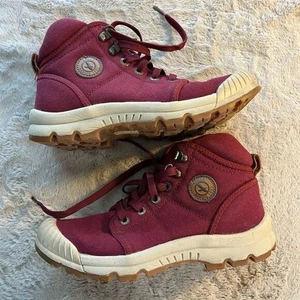 Aigle Tenere Light Women's Hiking Shoes Red Size 6.5 Sneaker - Picture 1 of 12