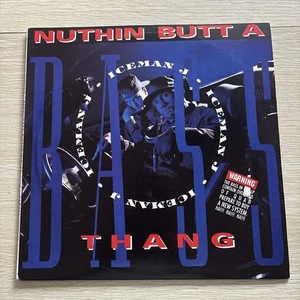 ICEMAN J NUTHIN BUTT A Bass THANG LP ORIGINAL HIP HOP - Picture 1 of 2
