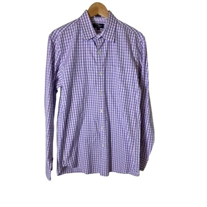 J CREW Thompson Shirtings Lila Gingham Button Down Freizeit Business Hemd Gr. M - Bild 1 von 9
