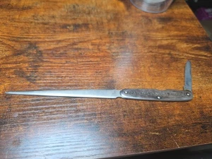 H Keschner Antilope Brieföffner Messer Germany. Portland Mehlmühlen.  - Bild 1 von 8