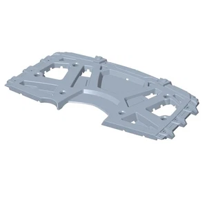 Polaris Front Rack, Gloss Black, Genuine OEM Part 5436865-070, Qty 1 - Picture 1 of 3