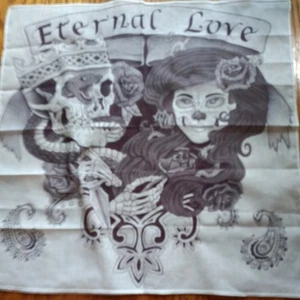 Prison Art Handkerchief Ink Drawing - Picture 1 of 3