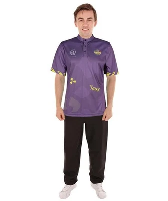 Adulto LL Instantáneo Kit Camiseta y LL Peluca Combo Azul y Marrón | Kit de Disfraz Foto 1 de 4