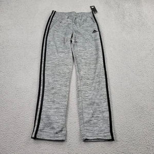 Adidas Track Pants Boys Large (14-16) Gray Performance Regular Fit Activewear - Picture 1 of 11