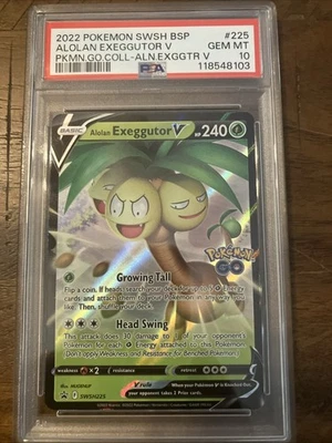 Alolan Exeggutor V SWSH225 SWSH: Sword & Shield Promo Cards Holo - Image 1 of 2