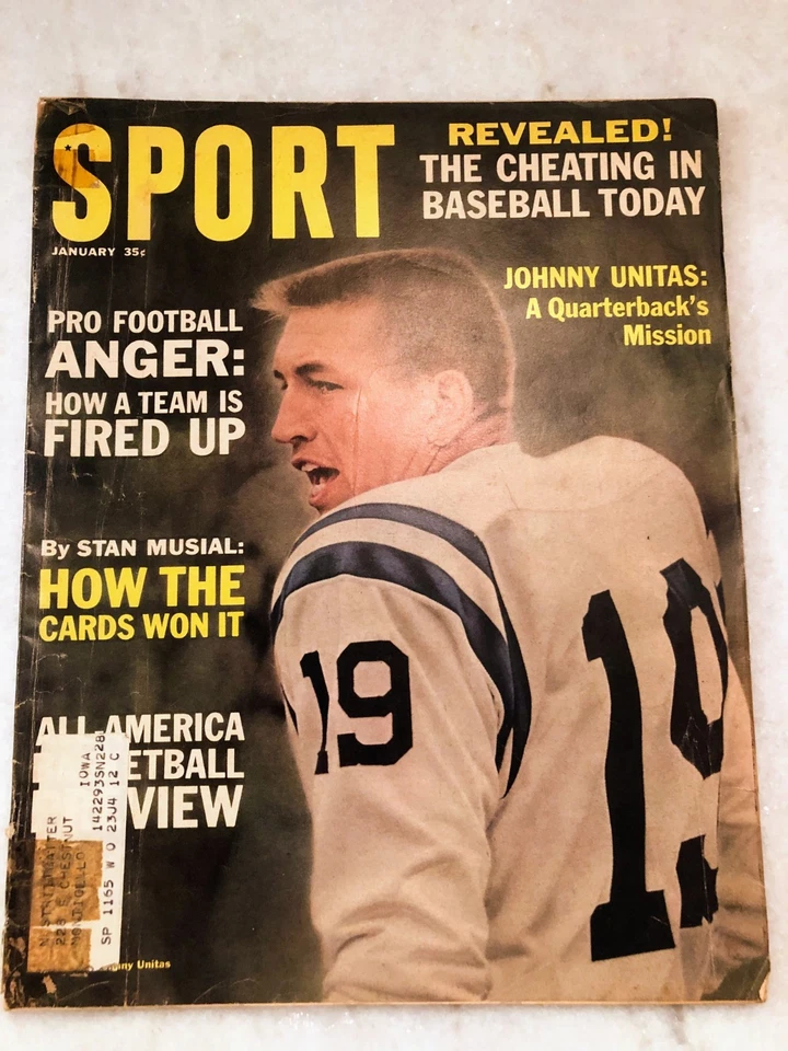 Revista SPORT - Enero 1965 - Johnny Unitas - Baltimore Colts Foto 1 de 1