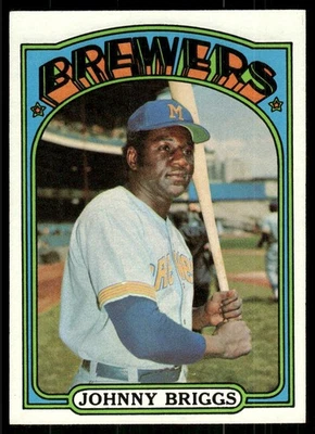 1972 Topps Johnny Briggs #197 Milwaukee Brewers Foto 1 de 2