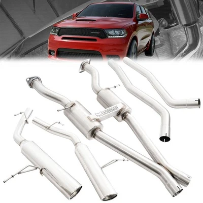 Megan Drift Spec Catback Dual Exhaust System For 14+ Dodge Durango V6 V8 AWD RWD - Image 1 of 4