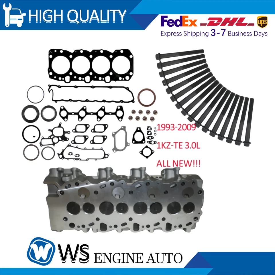 Junta de montaje de culata para Toyota Land Cruiser Prado 1KZ-TE 3,0 L 8 V 93-22 Foto 1 de 4
