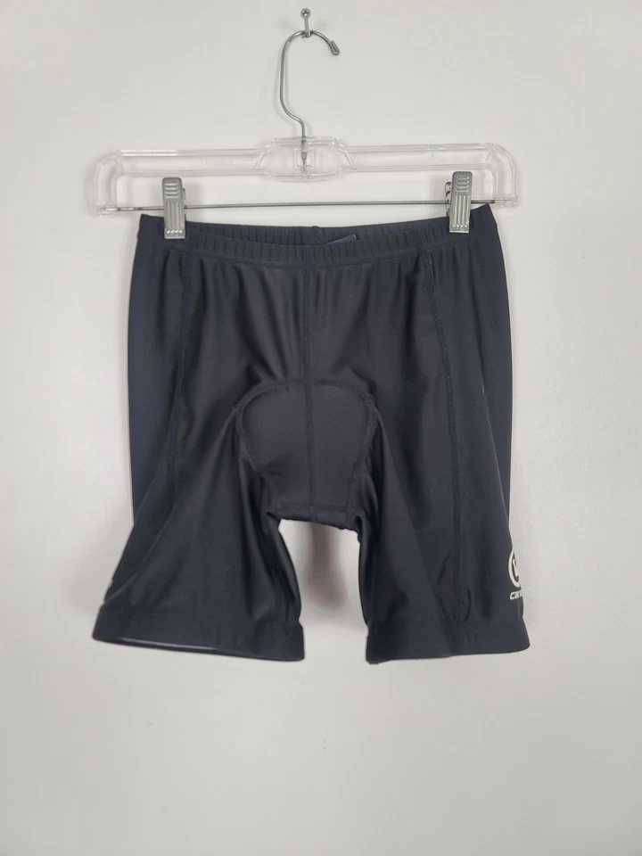 Pantalones Cortos Canari Para Mujer Pequeños Negros Acolchados Ciclismo Bicicleta Equipo Compresión S Bicicleta Foto 1 de 4