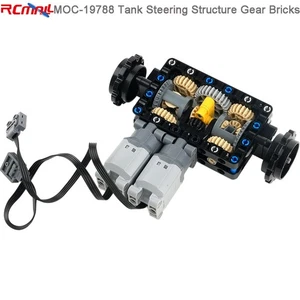 MOC-19788 Tank Steering Structure Gear Bricks Power Function Building Blocks - Picture 1 of 5