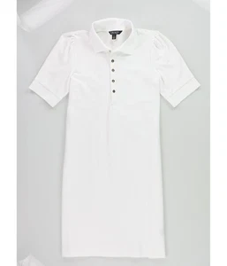Ralph Lauren Womens Collared Shift Dress, White, Medium - Picture 1 of 2