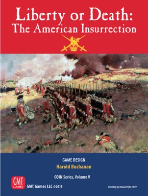 GMT Games Liberty or Death The American Insurrection NIB Free Shipping - Imagem 1 de 4