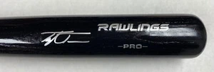 TAYLOR TRAMMELL SEATTLE MARINERS SIGNED AUTOGRAPHED RAWLINGS PRO BLACK BAT JSA - Picture 1 of 6