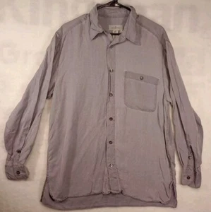 Camisa Ermenegildo Zegna Para Hombre Mediana Azul Oxford L/S Abotonada - Imagen 1 de 8