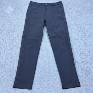 Lululemon Commission Pant Slim Warpstreme 30" Men's 31 Obsidian Gray M5439S ABC - Picture 1 of 12