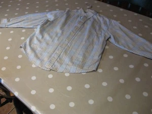 Benetton Boy's Check Shirt Age 6 100% Cotton in Great Condition - Picture 1 of 9
