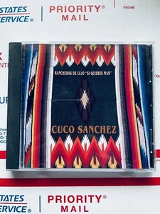 RARE! Cuco Sanchez - Rancheras De Lujo "Si Quieres Mas" (CD, 1993) Sony Discos - Picture 1 of 10