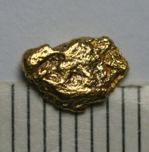 1 GOLDNUGGET- GOLD NUGGET aus ALASKA! 7mm!