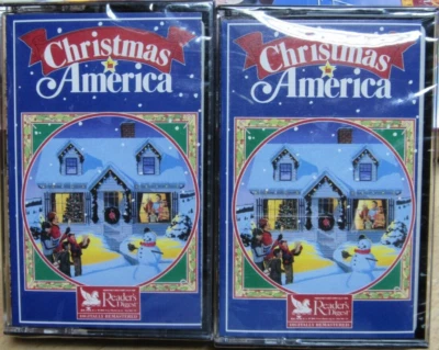 NEW Christmas in America Music Cassette Tapes  Readers Digest 1988 SEALED - Image 1 of 3