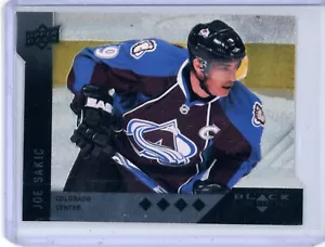 2009-10 Upper Deck Black Diamond Joe Sakic BD12 Quadruple Quad Avalanche HOF - Picture 1 of 1