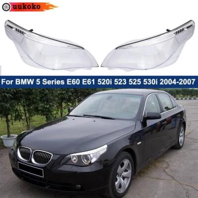 Прозрачный корпус объектива фары для BMW 5 серии E60 E61 520i 523 525 530i 2004-2007 - Изображение 1 из 4