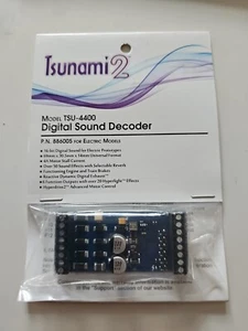 SoundTraxx ~ New 2024 ~ Tsunami 2 TSU-4400 Electric Sound Decoder 4 Amp ~ 886005 - Picture 1 of 2
