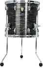 Classic Maple Floor Tom - 14 Inches X 14 Inches Vintage Black Oyster