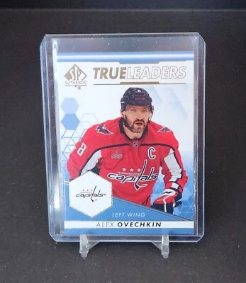2022-23 SP AUTHENTIC TRUE LEADERS ALEX OVECHKIN TL-11 BLUE VARIATION - Image 1 of 2