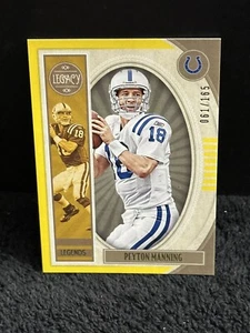 Peyton Manning 2019 Panini Legacy Legends amarillo/165 Colts patio - Imagen 1 de 2