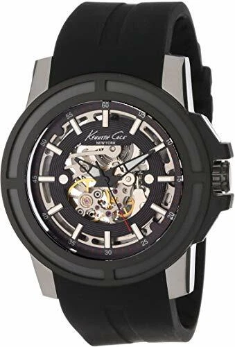 Kenneth Cole Men's Japanese Stainless Steel Case Silicone Strap  KC1898 - Image 1 of 1