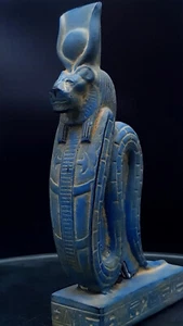 Ancient Egyptian Antiques Sekhmet Statue Goddess Of War Egyptian Pharaonic BC - Picture 1 of 11