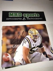 Foto de fútbol americano 8x10 firmada a mano autografiada por Scott Quessenberry UCLA Bruins B - Imagen 1 de 1