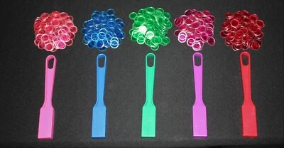 5 Magnetic Bingo Wands and 500 Chips Markers - Combo set A - Use on paper sheets - Image 1 of 2