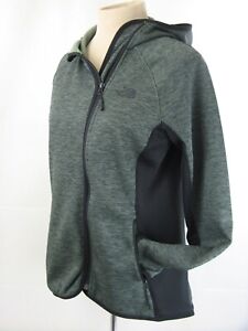 The North Face Full Zip Women's L Hooded Thermal Lined Jacket in Heather Green