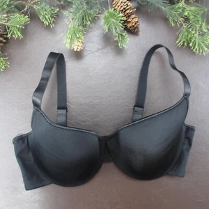 Daisy Fuentes Bra 38D Black Padded Underwire Adjustable Clasp Back - Picture 1 of 10