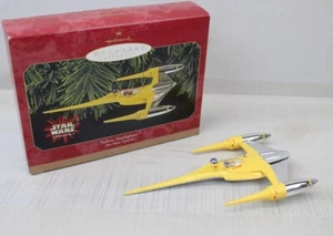 Hallmark Naboo Starfighter Christmas Ornament 1999 Star Wars Episode I - Bild 1 von 7